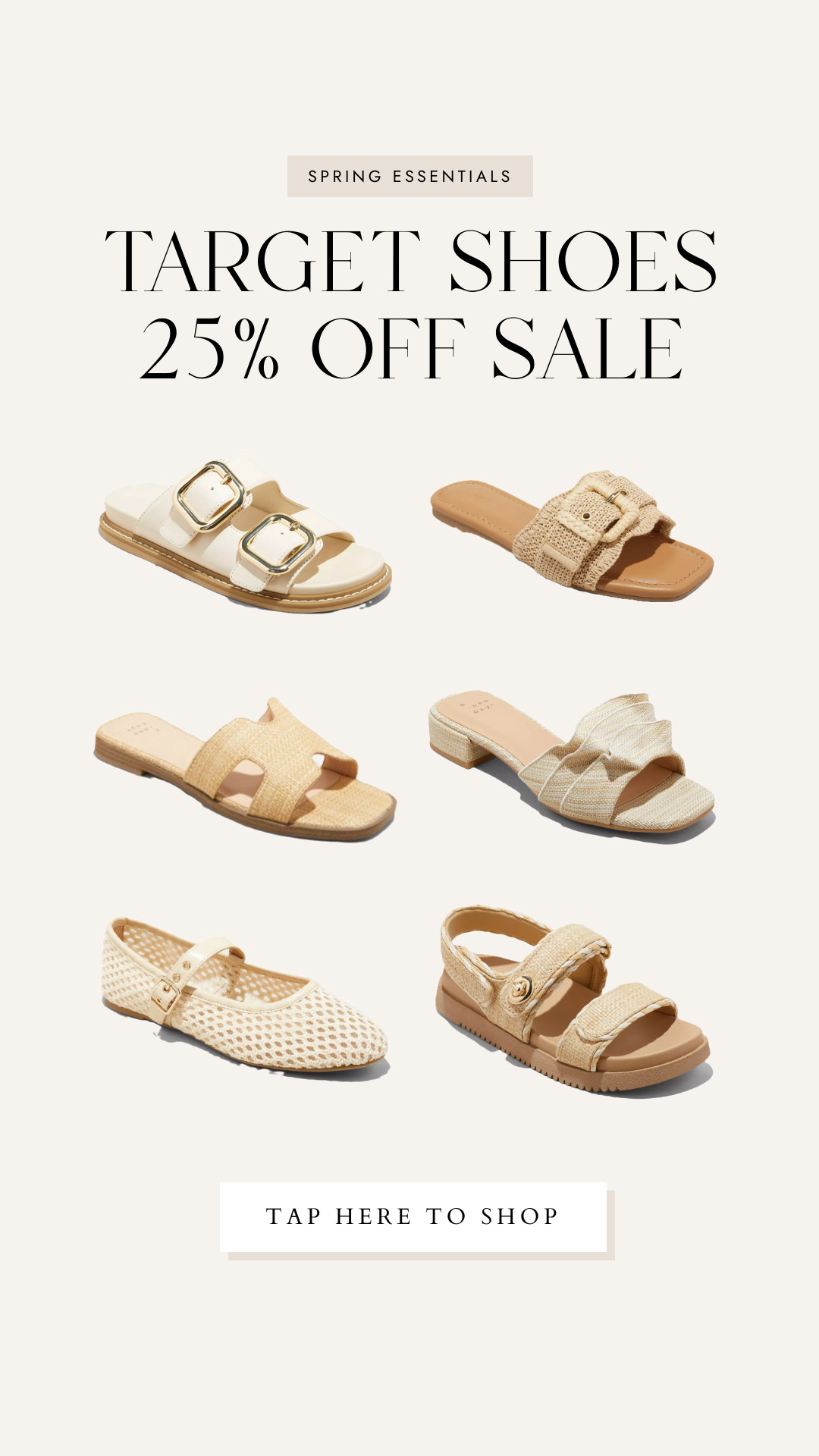 25% OFF shoes at Target! We rounded up our favorites for spring and summer. Spring break, spring outfits, sandals, casual spring outfit, sprint outfit inspo, summer outfit, summer outfit inspo 

 #LTKSaleAlert #LTKFindsUnder50 #LTKFindsUnder100