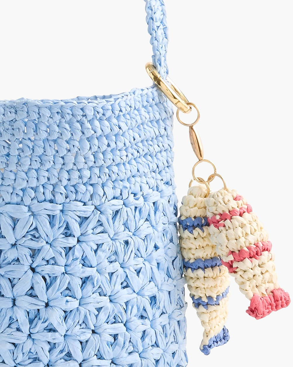 Crochet fish bag charm | J.Crew Factory