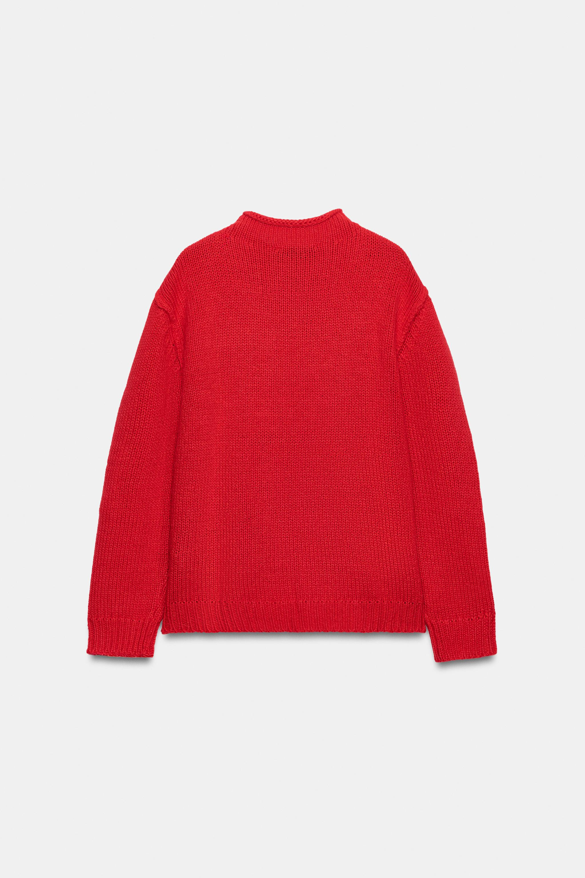 HIGH NECK KNIT JUMPER | Zara UK