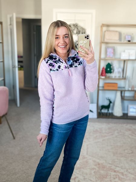 Save an additional 10% on pullovers with code PREPPYNPINK 
 
Fleece pullover. Vera Bradley pullover. Flared denim. Cropped denim  

#LTKfindsunder100 #LTKSeasonal #LTKsalealert