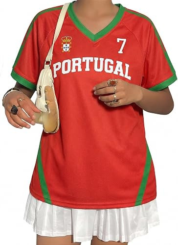 Soccer Cup 2026 Shirt Women Brazil Jersey Mexico Shirts USA Soccer Top Soccer Jersey Shirts Y2k V... | Amazon (US)