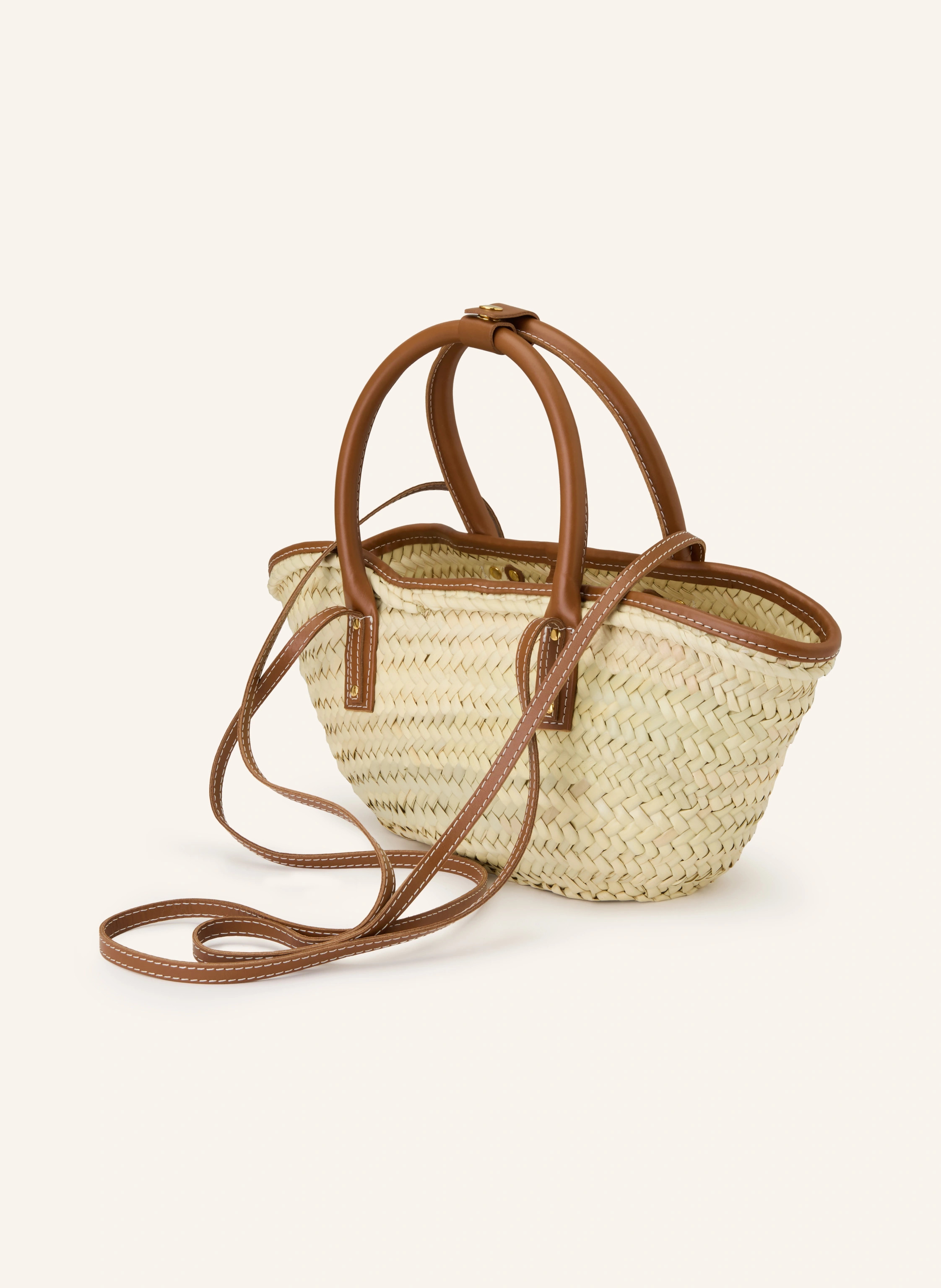 JACQUEMUS Shopper LE PETIT PANIER SOLI in ecru / gold | Breuninger (DACH)