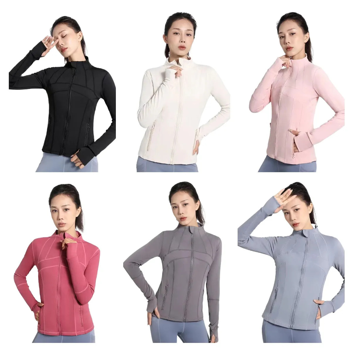 lul Yoga Jacket Women's Define Workout Sport Coat Fitness Jacket Sports Quick Dry Activewear Top ... | DHGate