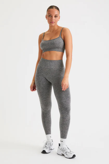 SCULPT SEAMLESS SCRUNCH LEGGING - CHARCOAL MARL | TALA (UK)