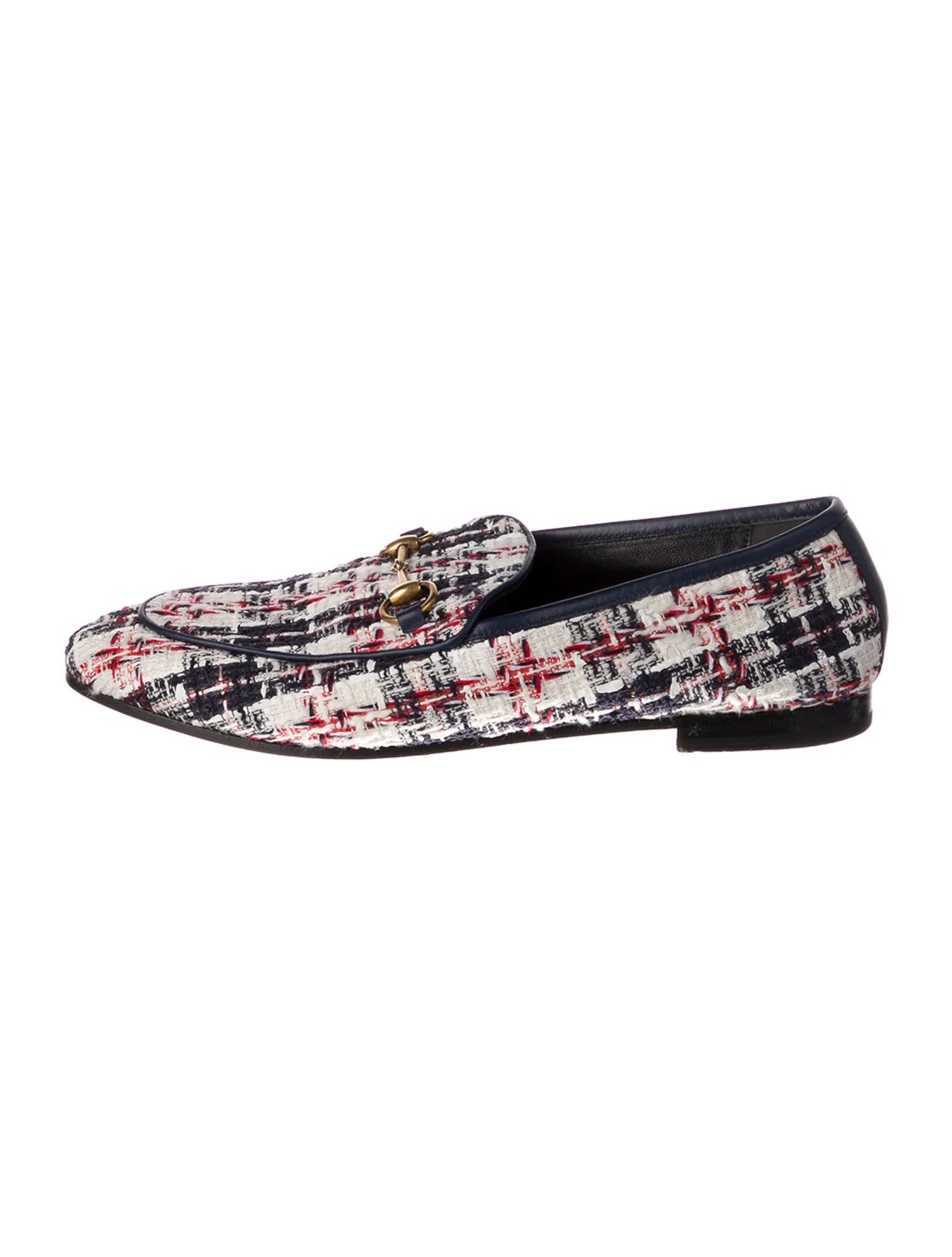 Horsebit Accent Tweed Loafers | The RealReal