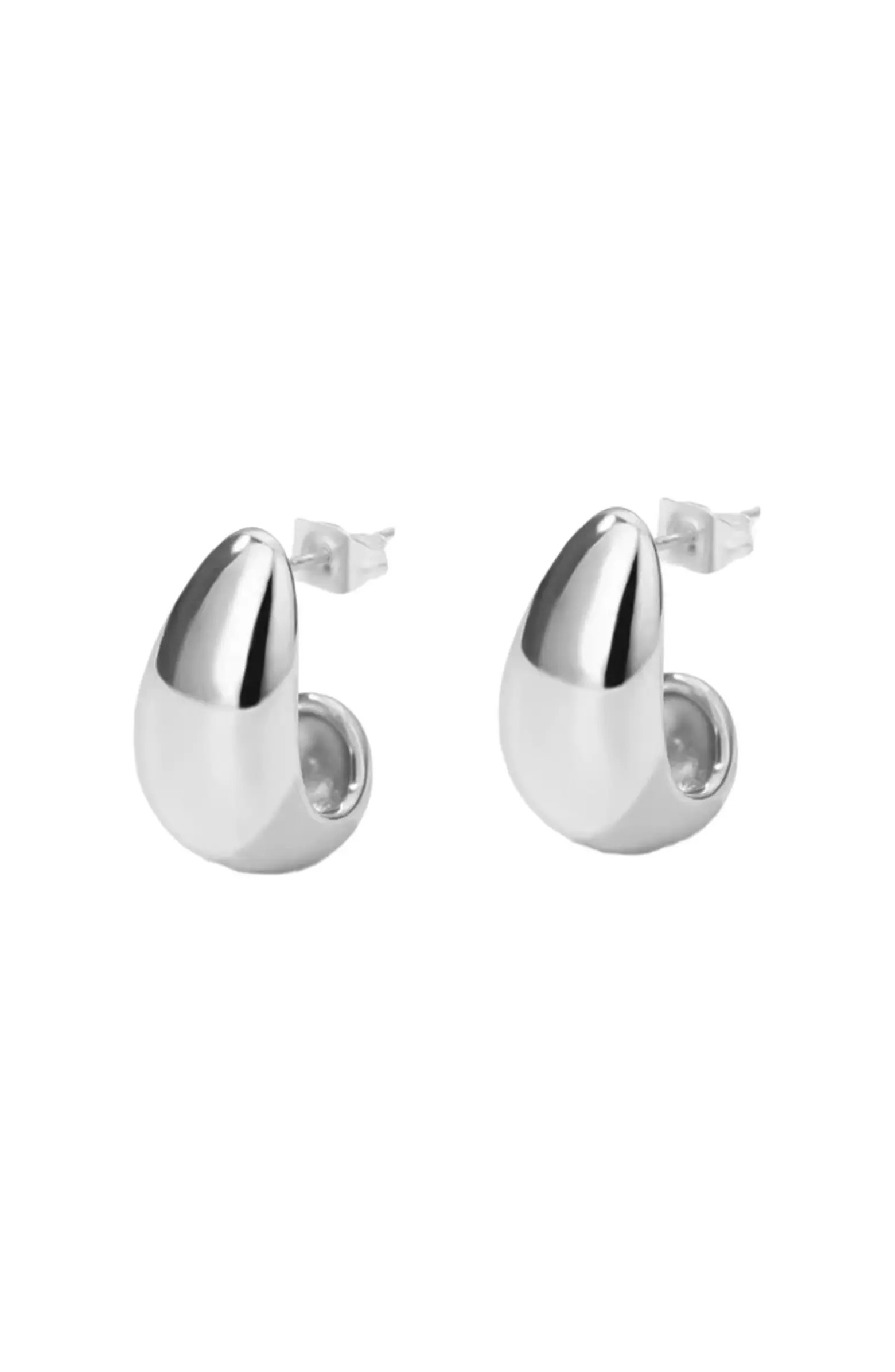 Dome Huggie Teardrop Earrings | Nordstrom