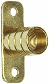 Shade Doctor of Maine 3/8" Rodding Inside Mount Rod Brackets - Brass Plated - One Pair | Amazon (US)