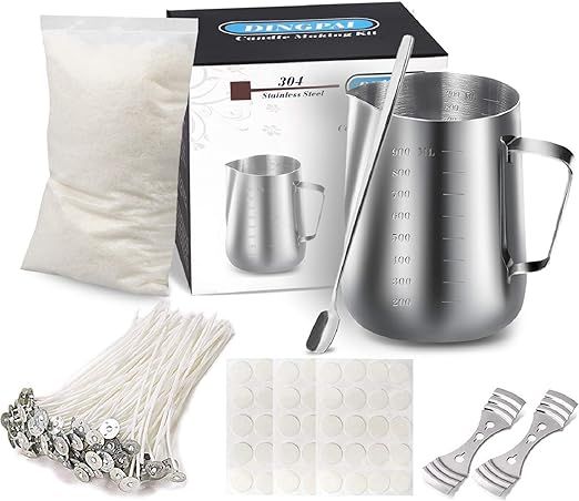 Candle Making Kit Supplies, Soy Wax DIY Candle Craft Tools Including Candle Make Pouring Pot, Can... | Amazon (US)