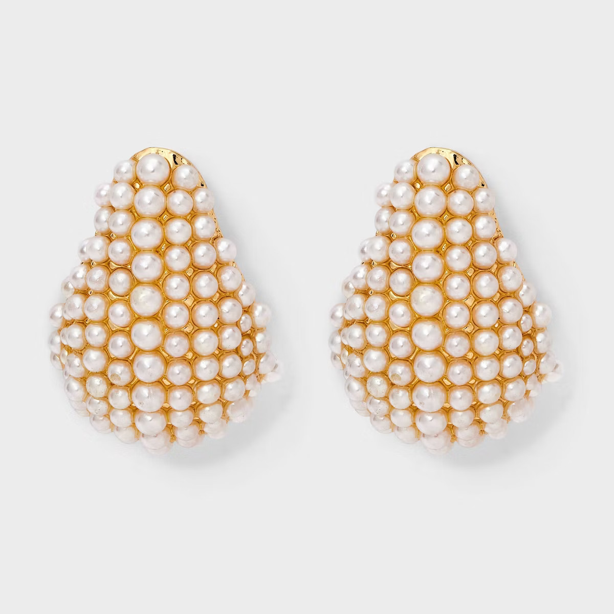 Pearl Teardrop Earrings - A New Day™ Gold | Target