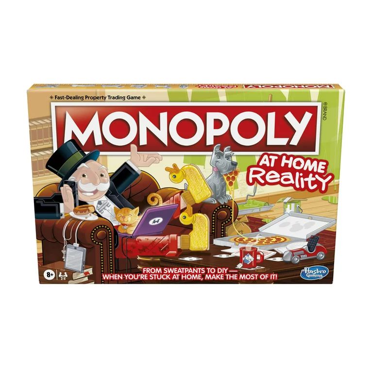 Monopoly Game: At Home Reality Edition Family Board Game, Walmart Exclusive | Walmart (US)