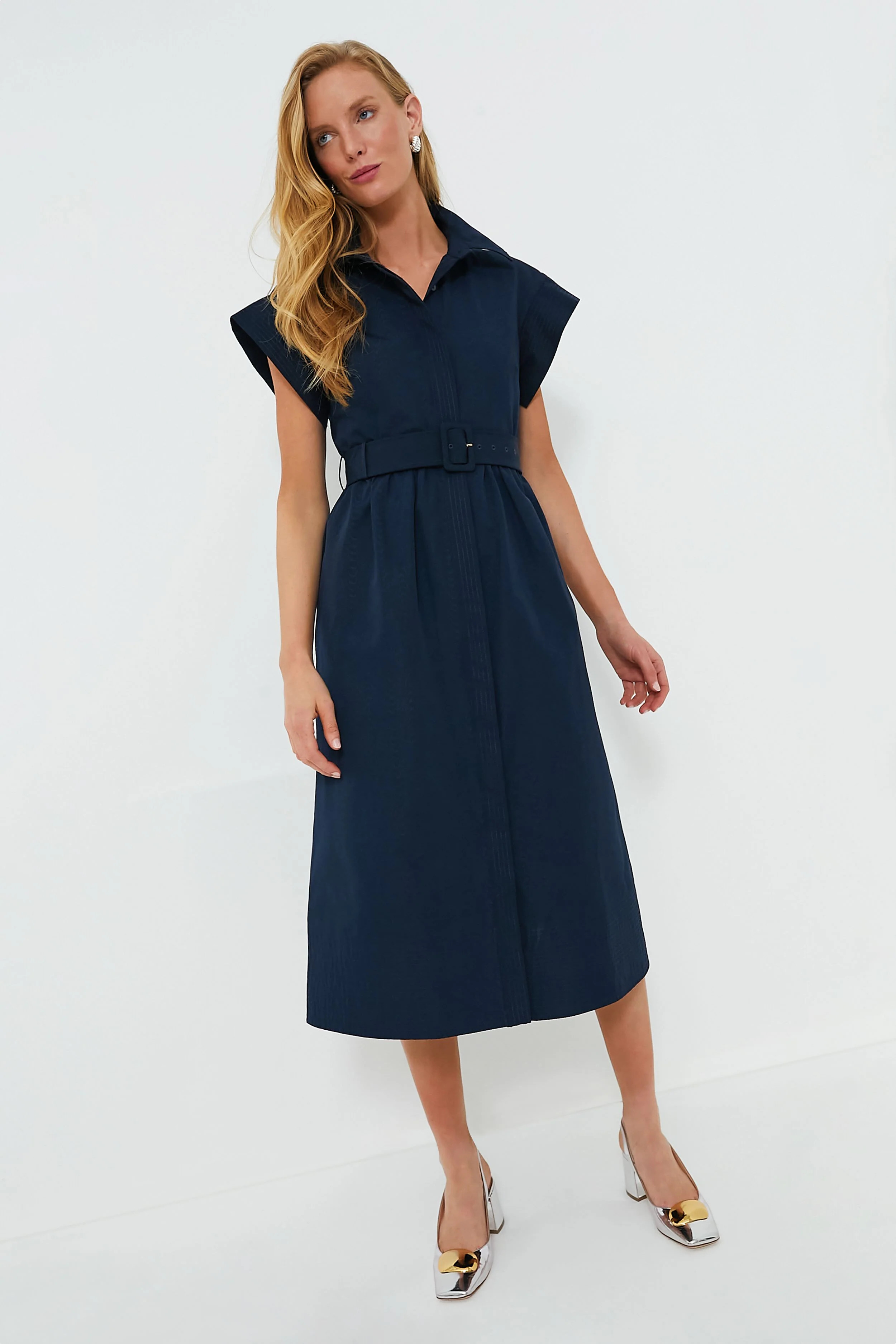 Navy Chloe Dress | Tuckernuck (US)