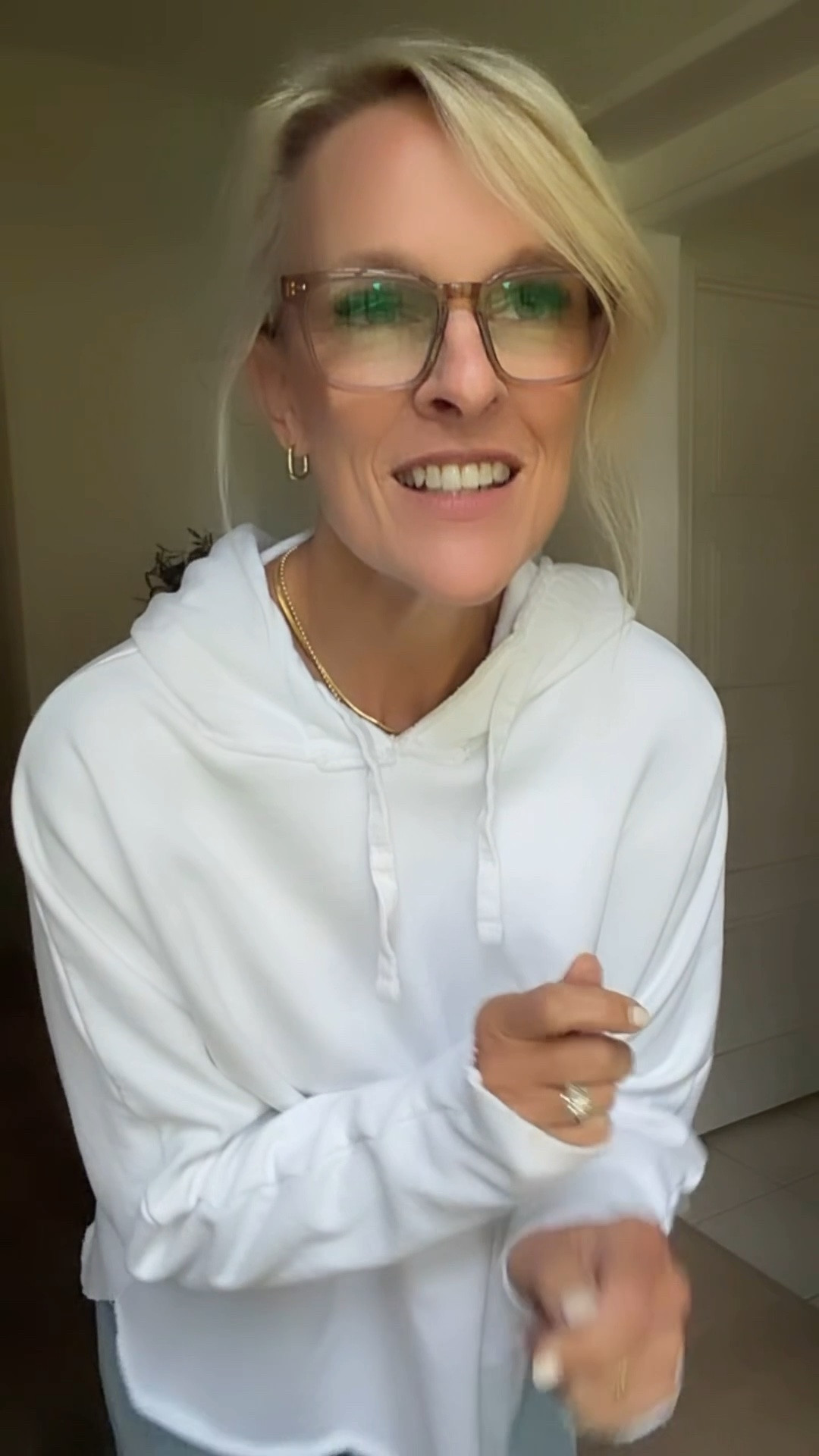 Back in stock. These 2 look for less cotton
French Terry sweatshirts.
Pants are on waitlist

Hooded - wearing small
Roll neck - wearing medium

#LTKselfcare #LTKmomlife #LTKOver40
