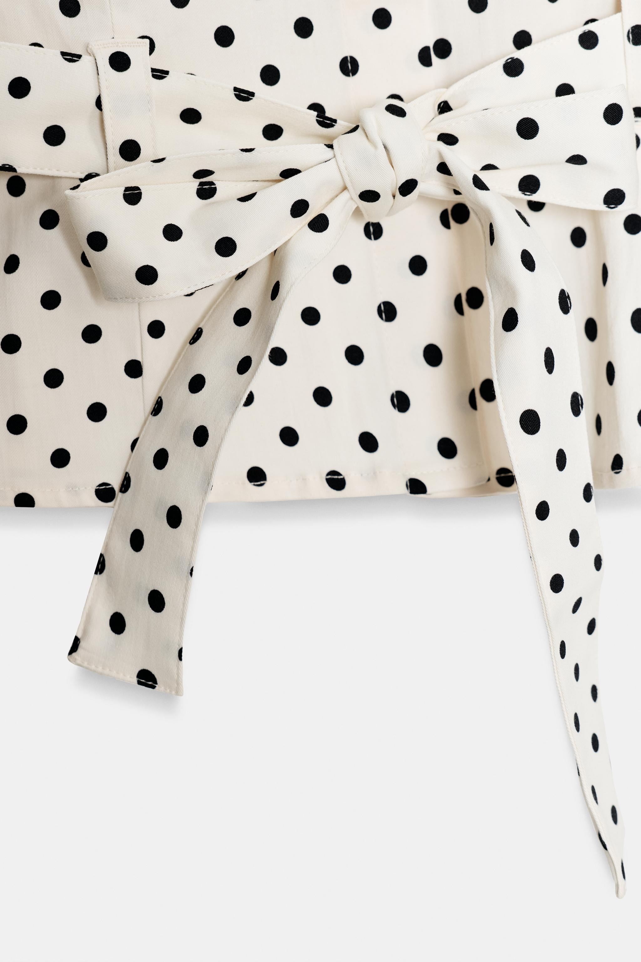 POLKA DOT SHIRT JACKET | Zara UK