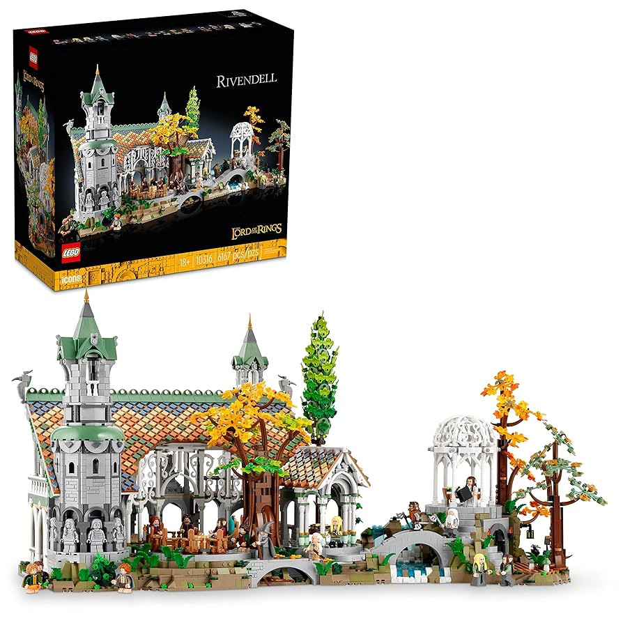 LEGO Icons The Lord of The Rings: Rivendell Building Set for Adults, Ages 18+ - LOTR Bedroom or H... | Amazon (US)