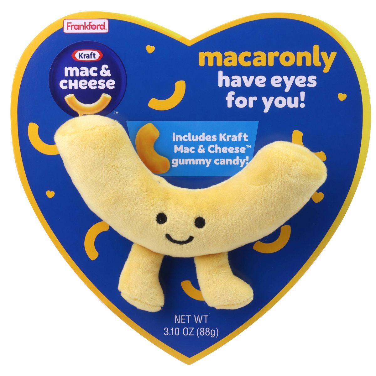 Kraft Valentine's Heart Box Mac & Cheese Gummies - 3.1oz | Target