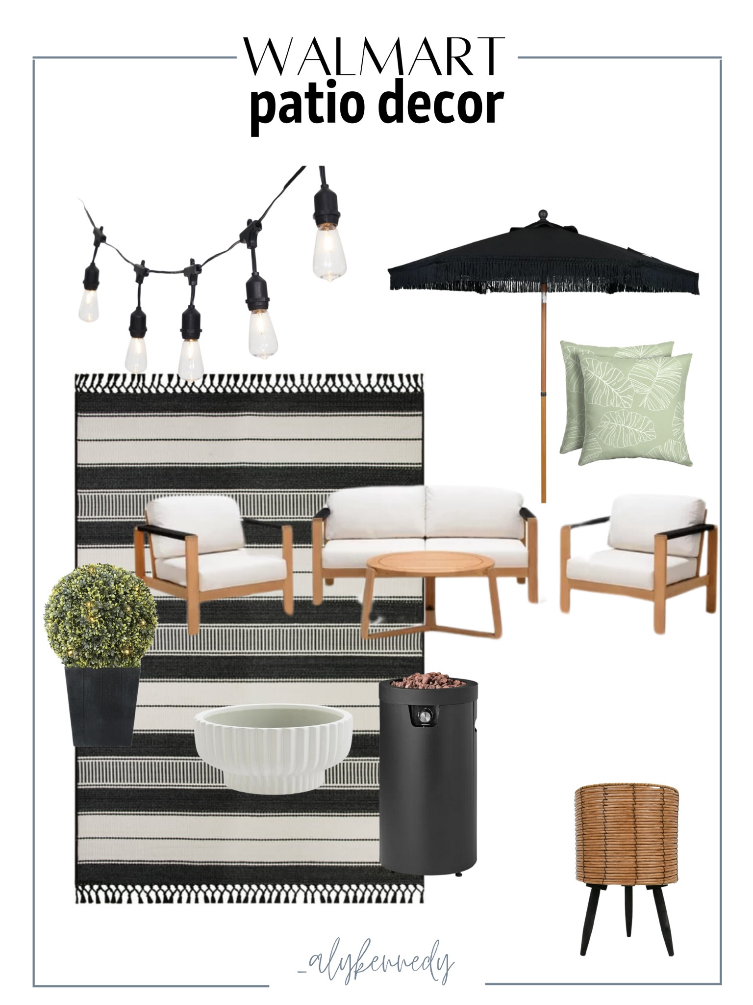 Patio decor, patio furniture, spring patio, patio set, Walmart patio, outdoor seating, outdoor lights, outdoor rug, planters, plant pot, outdoor fireplacee

#LTKhome #LTKsalealert #LTKSeasonal