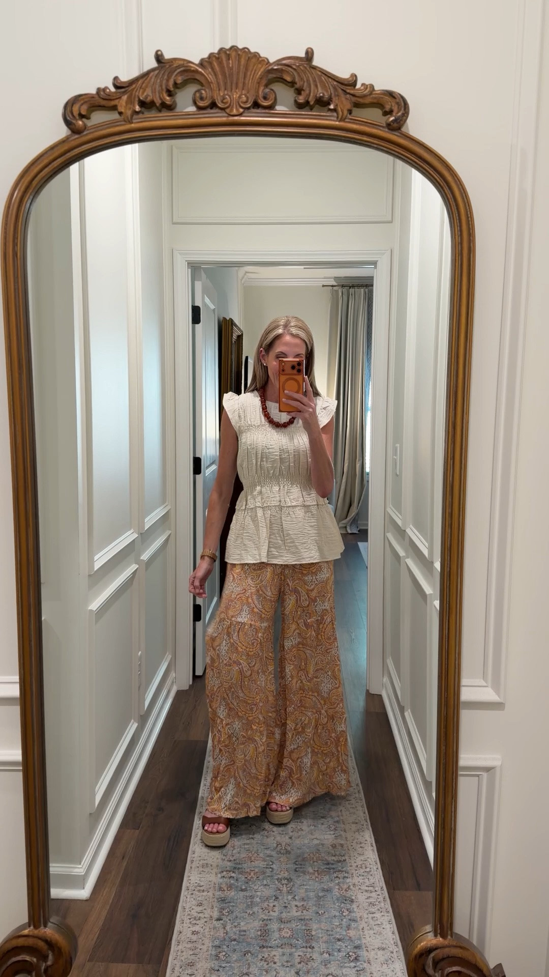 Follow + comment SHOP and I’ll send you all the details before these favorites disappear from the shelves. 

POV: you walked into Walmart for “just one thing” and somehow found the cutest summer outfit instead.

This top + these flowy pants look so boutique but are both from Walmart and both under $30. The colors, the fit, the effortless vacation vibe… obsessed. And if you saw the romper at the beginning of this reel, just know it’s going to sell out fast too.

Walmart fashion, affordable style, summer outfit ideas, resort style, vacation outfits, coastal style, wide leg pants, Walmart finds, over 40 style, fashion over 40, 49 year old mom style, boutique style for less, summer neutrals, affordable fashion finds, casual chic outfits