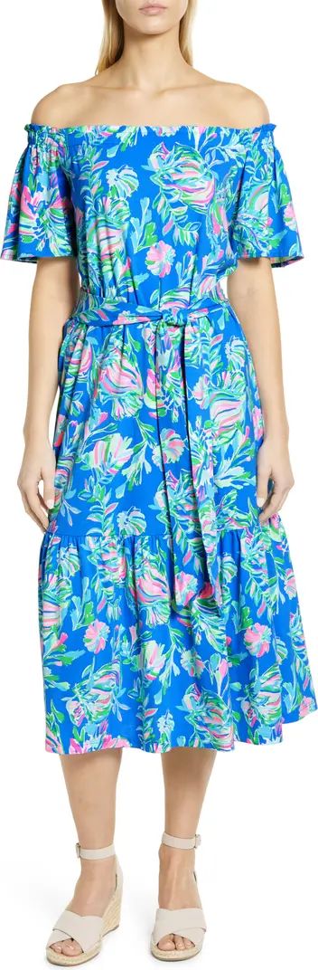 Lilly Pulitzer® Merle Floral Off the Shoulder Dress | Nordstrom | Nordstrom