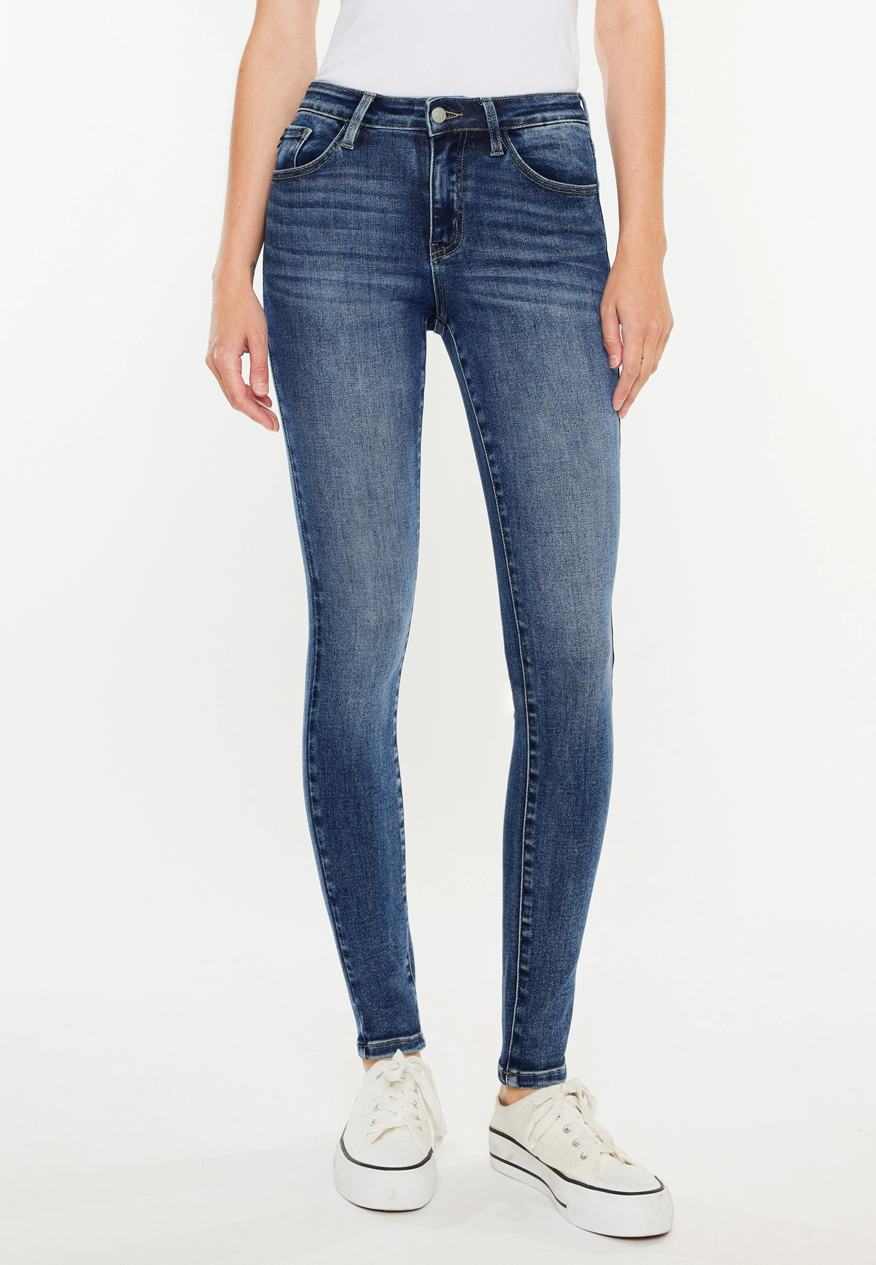 Kancan Kancan™ Women's Essentials High Rise Skinny Jeans Blue Size 30 - Maurices | Maurices