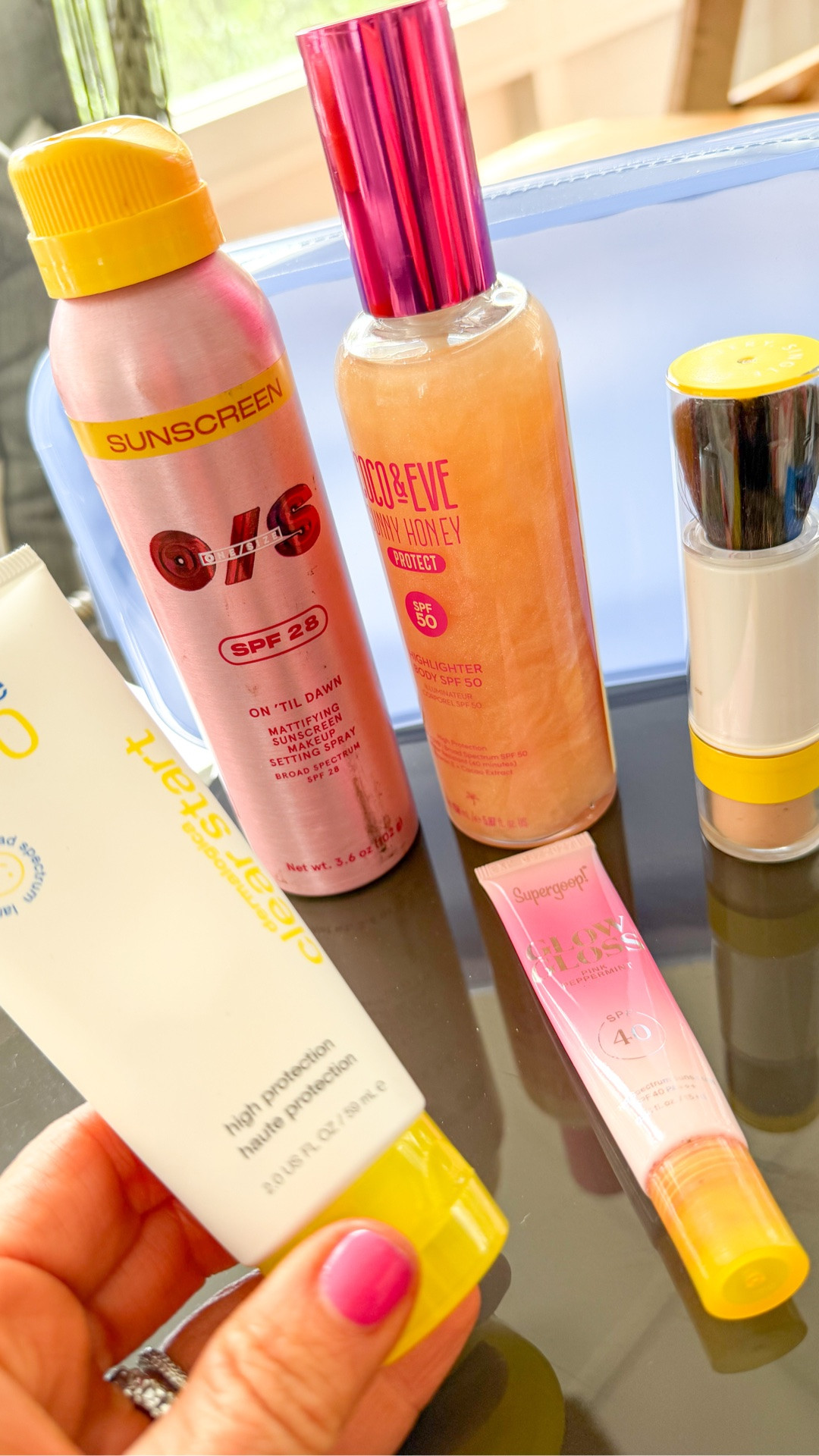 my sunscreen lineup for the lake!! @Supergoop! @Coco & Eve •

#LTKmomlife #LTKSeasonal #LTKSwim