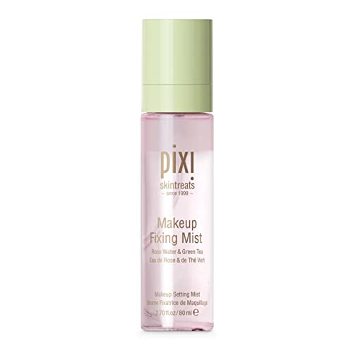 Pixi Beauty Makeup Fixing Mist 80ml, All Over Setting Spray For Longer Wearing Makeup, Rose Water and Green Tea Infused, 2.7 Fl Oz | Amazon (US)