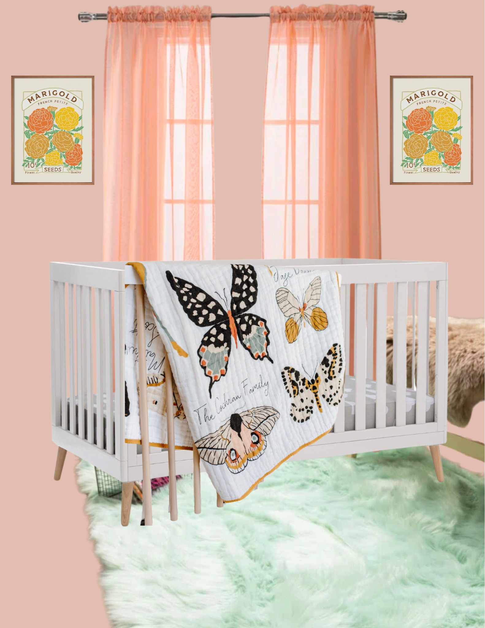 Goldie’s room concept 
Butterfly 
Marigold
Coral
Mustard
Crib
Nursery
Shower
Gift
Registry
Baby
Girl 
New mom


#LTKhome #LTKbaby #LTKbump