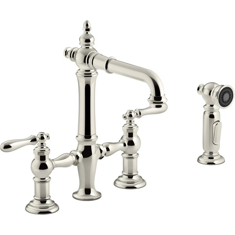 Artifacts® Bridge Faucet with Side Spray | Wayfair North America