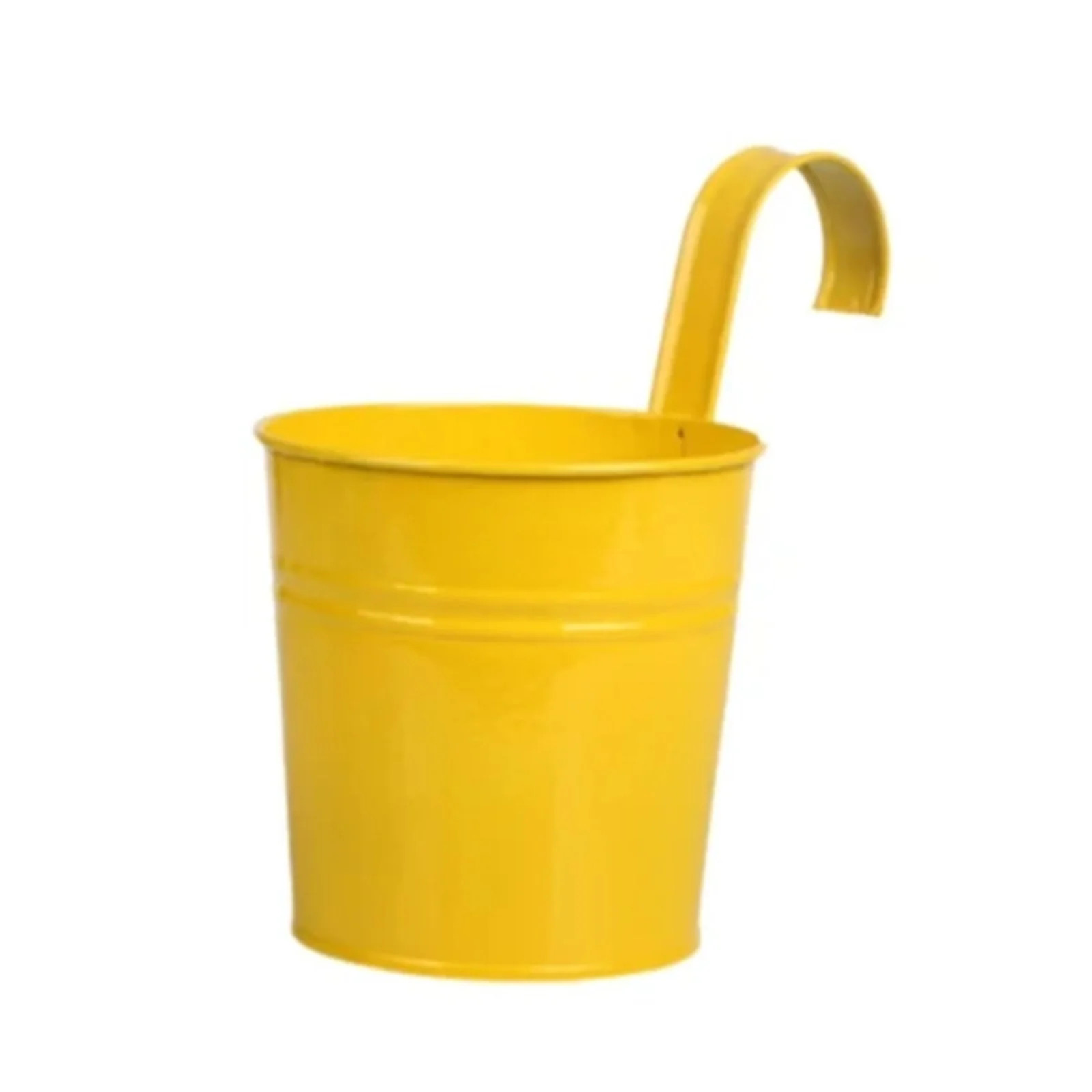 EZPXFCI Hanging Metal Iron Flower Pots Garden Plant Pot Balcony Planter Detachable Hook, 1pc Yell... | Walmart (US)