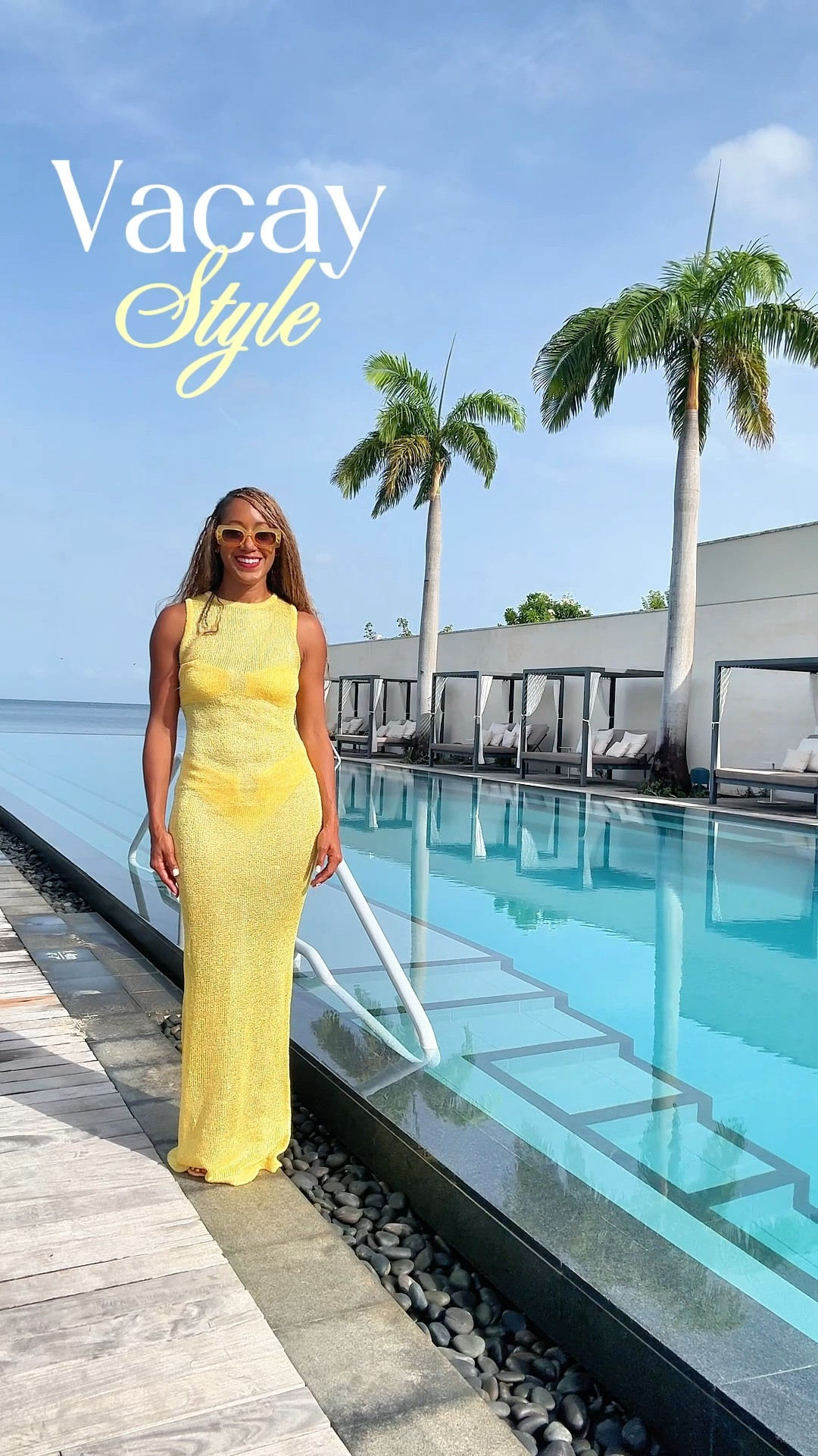 This is my favorite swimsuit cover-up right now. It’s covered in tiny clear sequins for a splash of shimmer. Wear it to the pool or a beach party on your vacation!

#LTKFindsUnder100 #LTKTravel #LTKSwim