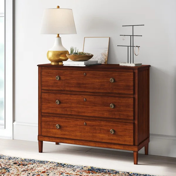 Gracia 3-Drawer 42" W Dresser | Wayfair Professional