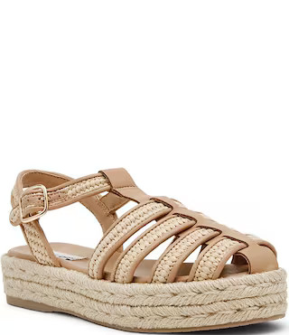 Steve Madden Marlin Raffia Fisherman Espadrille Platform Sandals | Dillard's | Dillard's