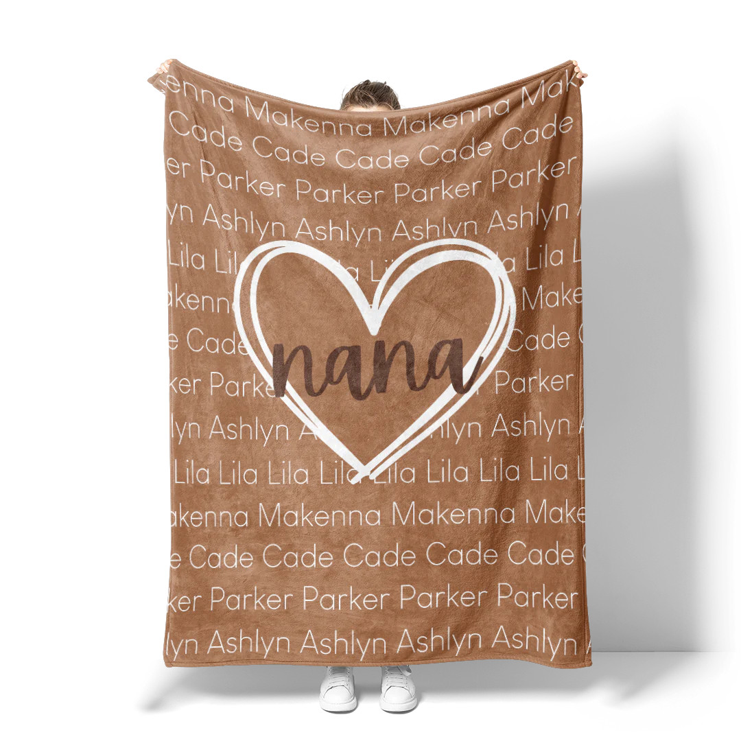 Personalized Blanket | Mom's Heart | Caden Lane