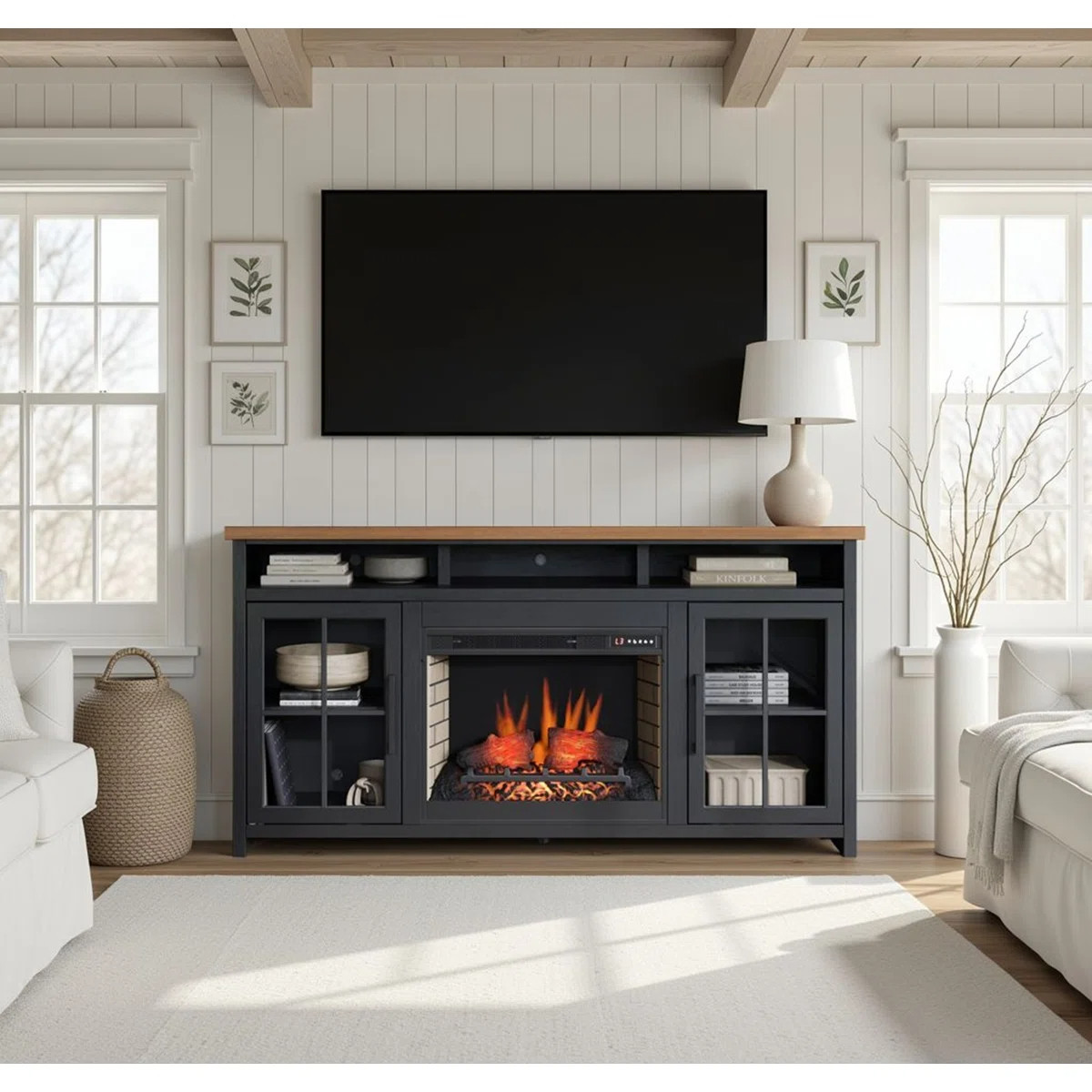 Give your living room a modern upgrade with a minimalist console table featuring a built-in fireplace. The clean design and inviting glow create the perfect balance of elegance, comfort, and functionality.

#Wayfair #ModernConsole #FireplaceConsole #MinimalistDecor #ModernFurniture #LivingRoomDecor #CozyHome #HomeInspiration #InteriorDesign #ModernHome 

 #LTKSeasonal #LTKHome #LTKSaleAlert
