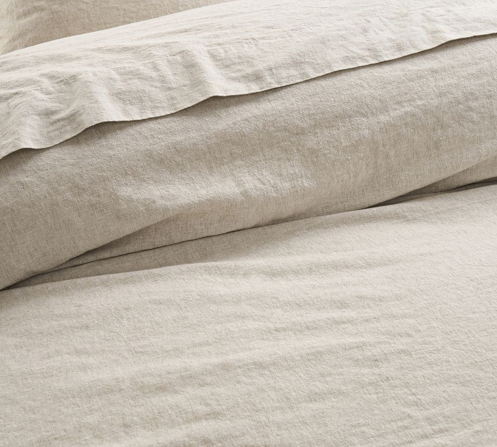 European Flax Linen/Cotton Duvet Cover | Pottery Barn (US)