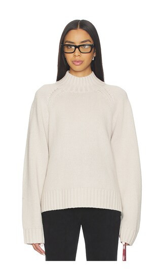 EAVES Cait Sweater in Cream. - size M | Revolve Clothing (Global)