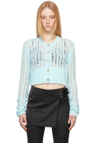 Blue Block Hem Cardigan | SSENSE