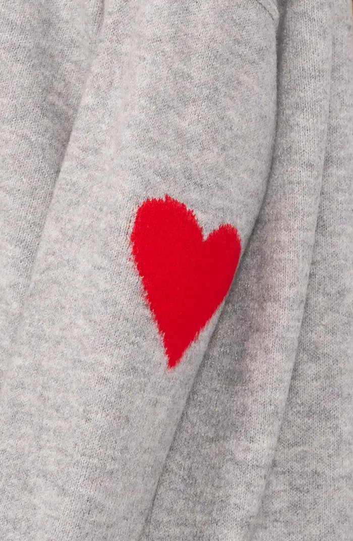 Heart Elbow Crewneck Sweater | Nordstrom