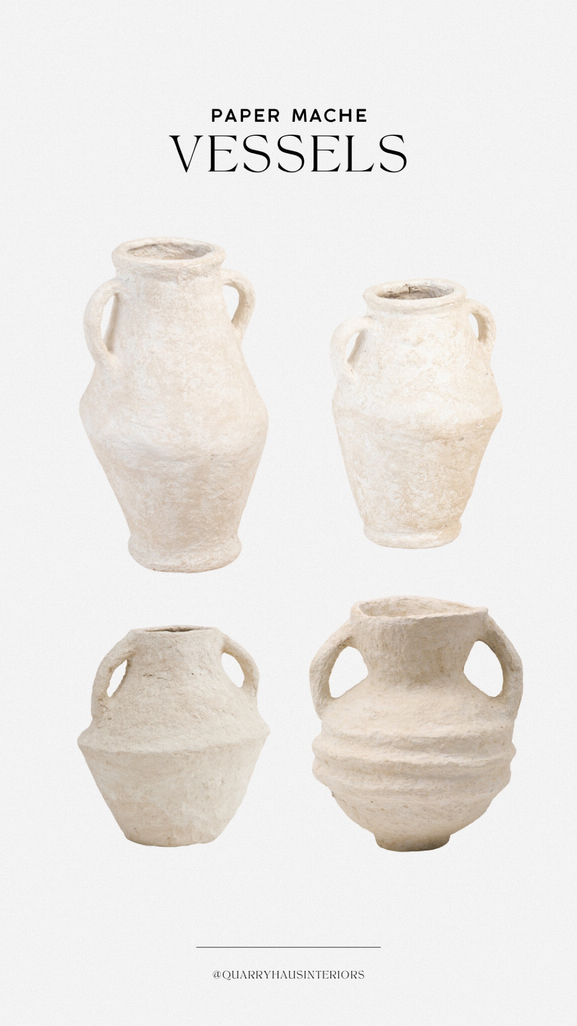These paper mache vases at Tj Maxx / Marshall’s are SO beautiful! And start at just $39.99! Perfect for modern organic spaces or rooms needing a little character 🤍

#LTKHome #LTKFindsUnder100 #LTKFindsUnder50
