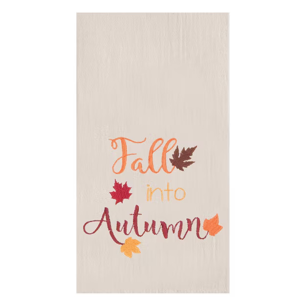 C&F Home Fall Into Autumn Flour Sack Kitchen Towel | Target