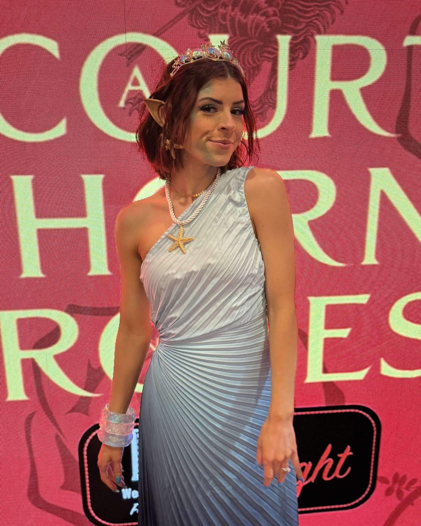 A watery vibe for ACOTAR Summer Court🩵🌊🫧🐚🐠 but also giving mermaid princess energy 
Dress: XS

#LTKBeauty #LTKFindsUnder50 #LTKParties