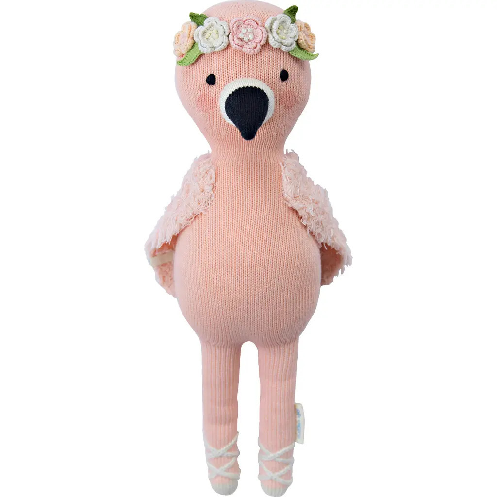 cuddle+kind cuddle + kind Mini Penelope the Flamingo Stuffed Animal in Pink at Nordstrom, Size Little | Nordstrom