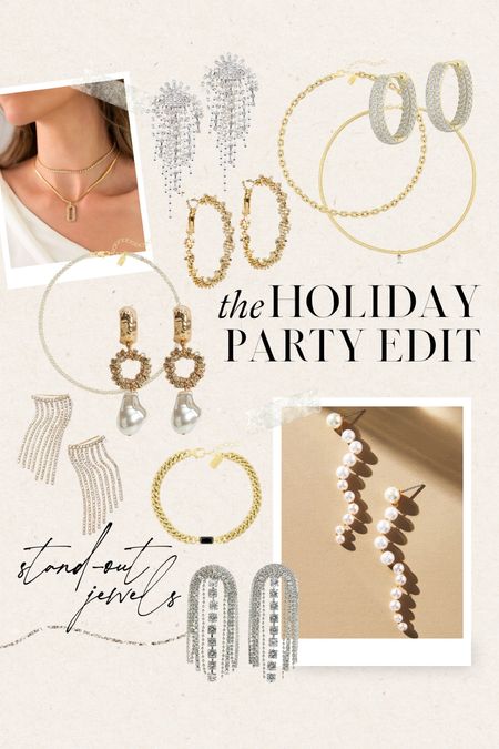 The Holiday Party Edit ✨ Stand-out jewels 

Holiday party, holiday party, jewelry, holiday jewelry, holiday earrings, holiday necklace, holiday bracelet, jewelry gifts for her, gifts for her, holiday style

#LTKstyletip #LTKSeasonal #LTKHoliday