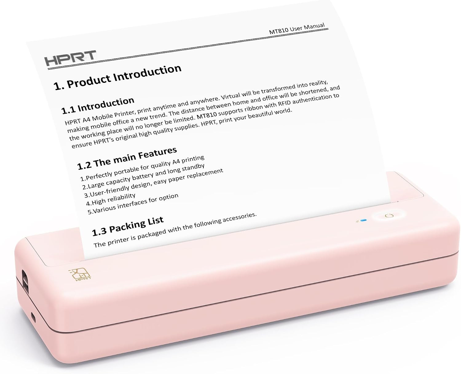 HPRT Wireless Portable Printer - Bluetooth Thermal Printer for Travel | Amazon (US)