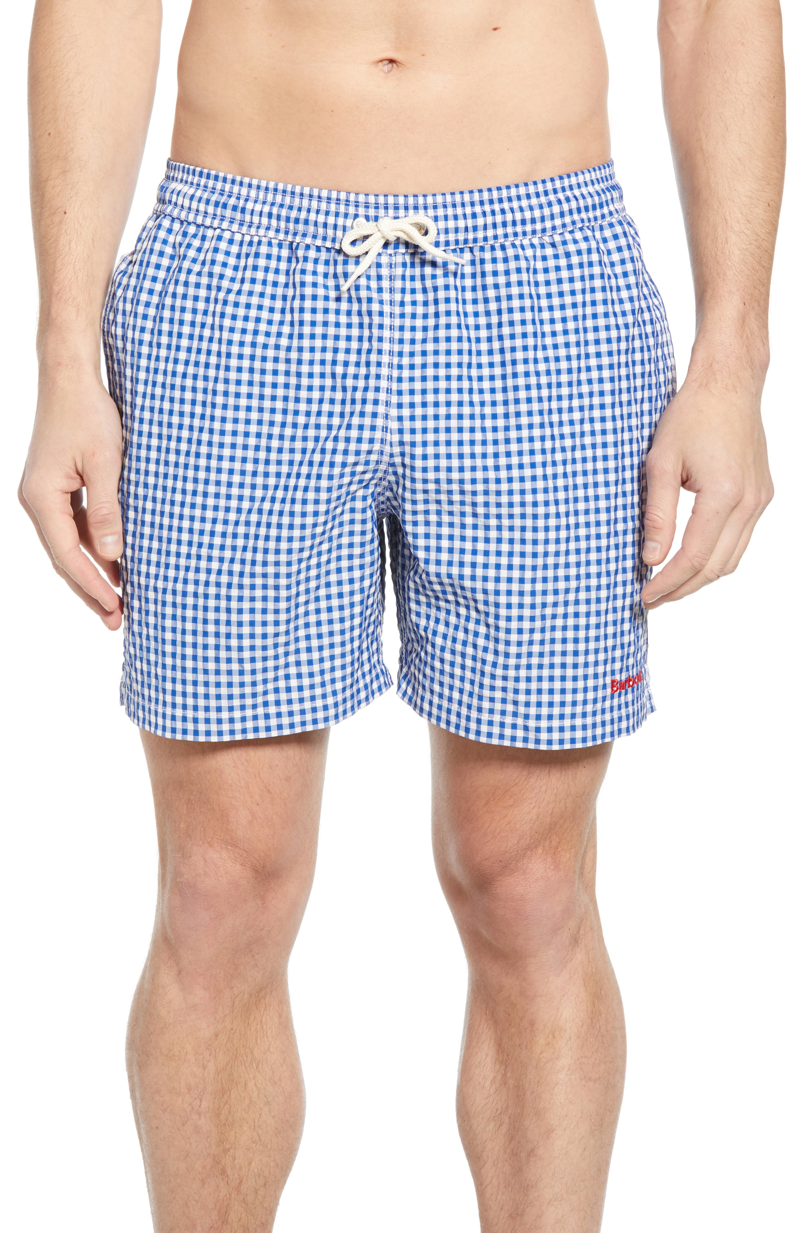 Gingham Check Swim Trunks | Nordstrom