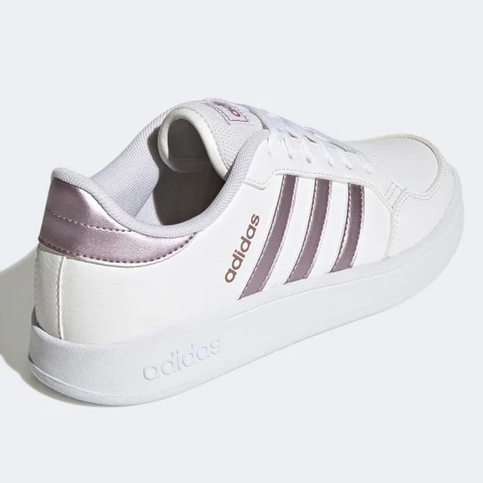 Tênis Adidas Breaknet Feminino - Branco+Lilás | Netshoes (BR)