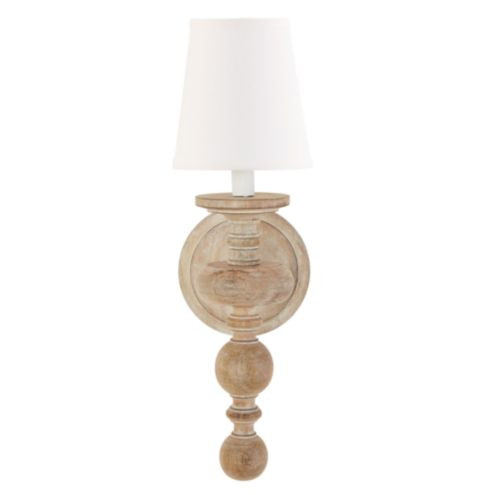 Peyton 1-Light Wood Sconce | Ballard Designs, Inc.