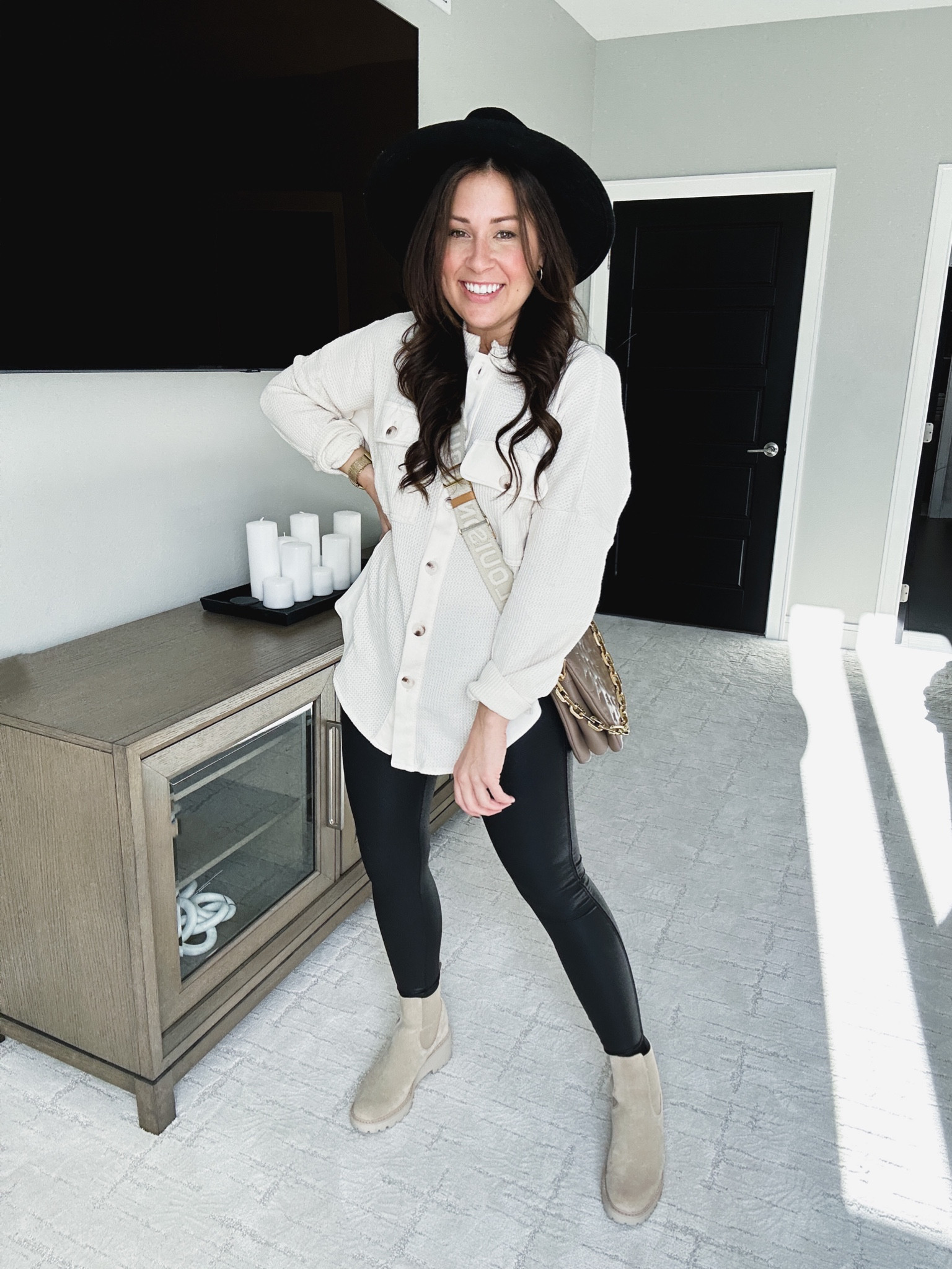 Love this oversized waffle knit 🤍 Purchased small in beige! 🙌🏼

#LTKunder100 #LTKshoecrush #LTKGiftGuide