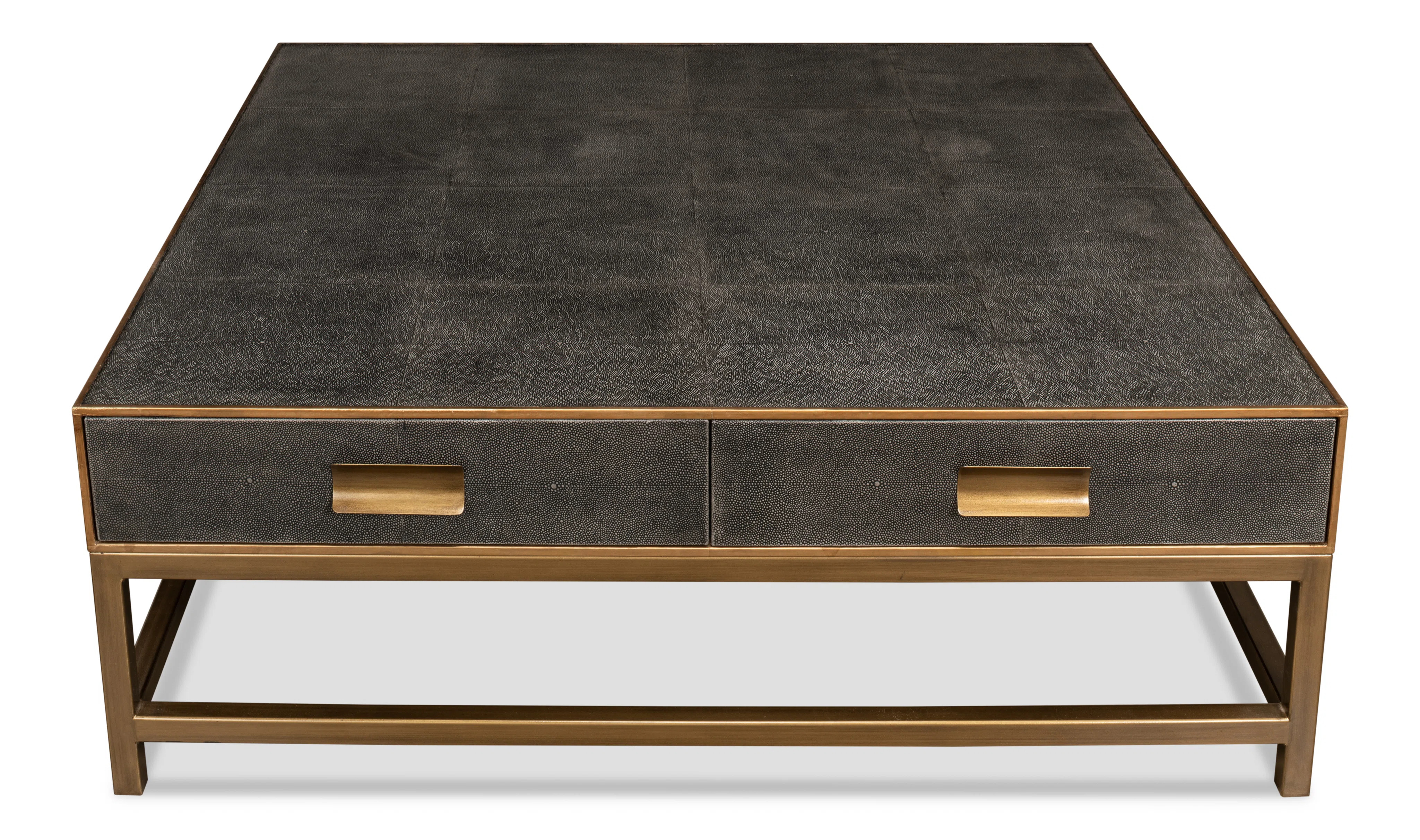 Shagreen Gideon 4 Legs Coffee Table with Storage | Wayfair North America