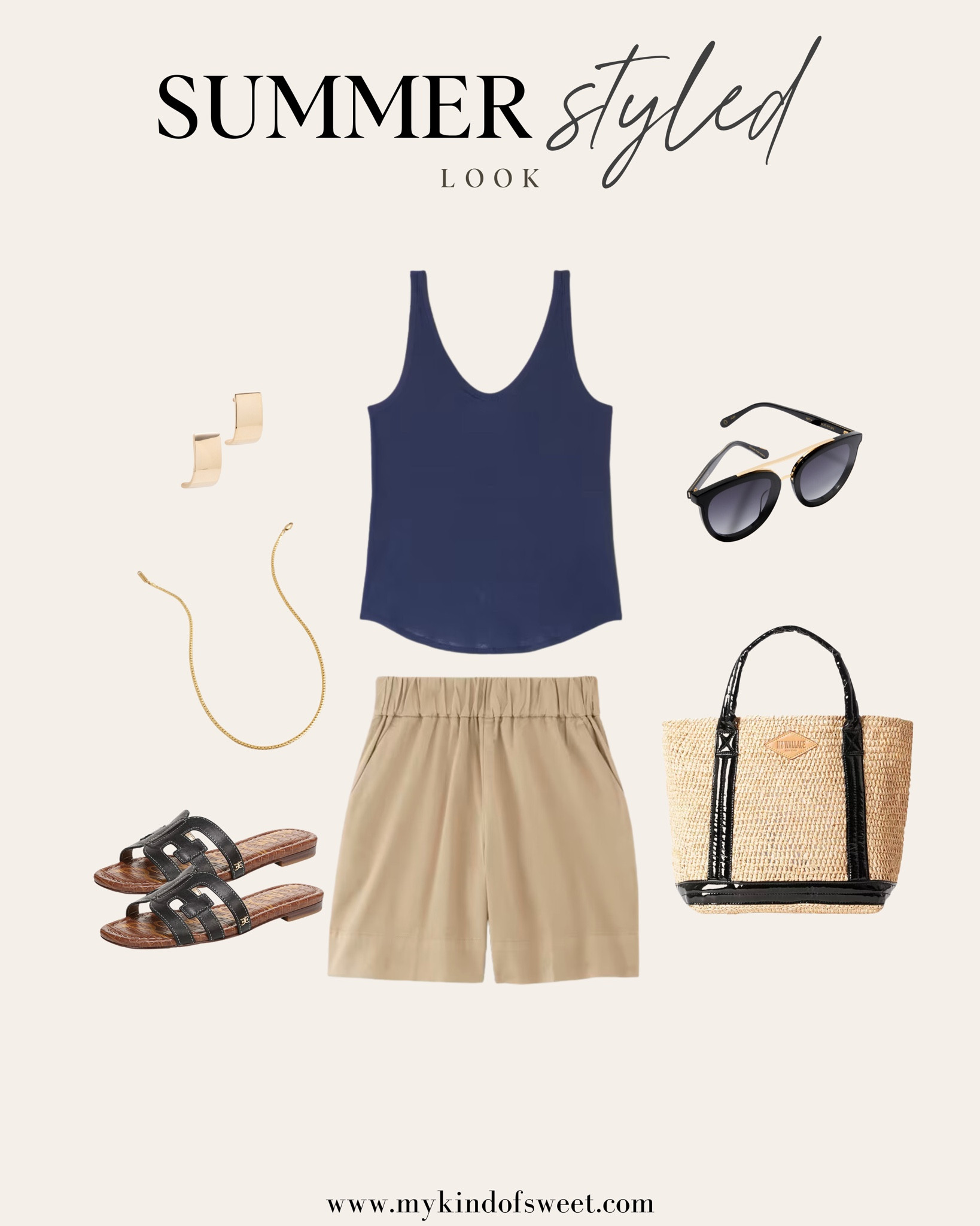 Summer styled look// this look is great for running errands during the spring or summer! Pairs well with a simple gold chain and earrings to help keep it casual. 

#LTKSeasonal #LTKstyletip #LTKshoecrush