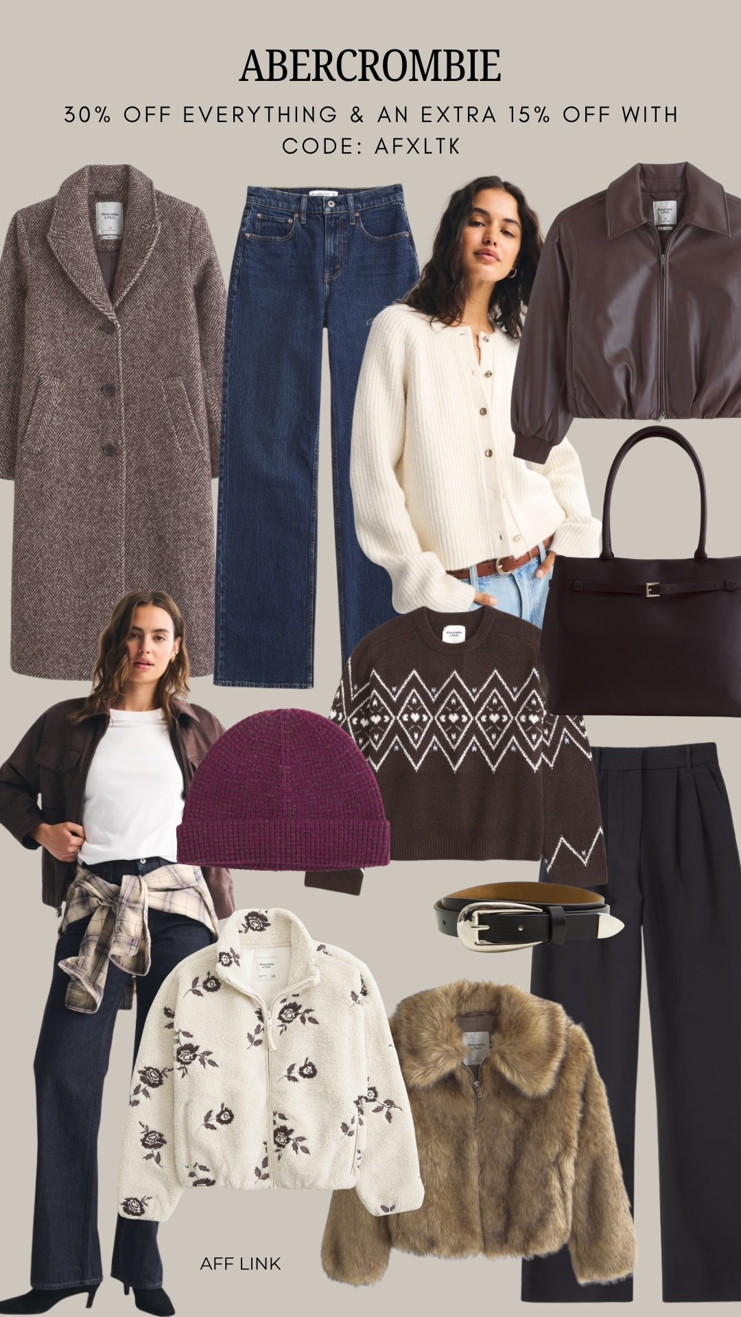 30% off Abercrombie & an extra 15% off on top with code AFXLTK 🙌🏼

#LTKgiftguide #LTKCyberWeek #LTKsale